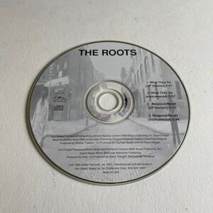 The Roots What They Do CD Single‎ 1995 Geffen Records